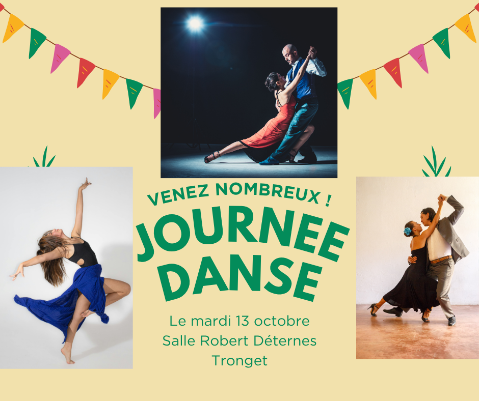 Journée Danse mardi 13 octobre 2026 à Tronget